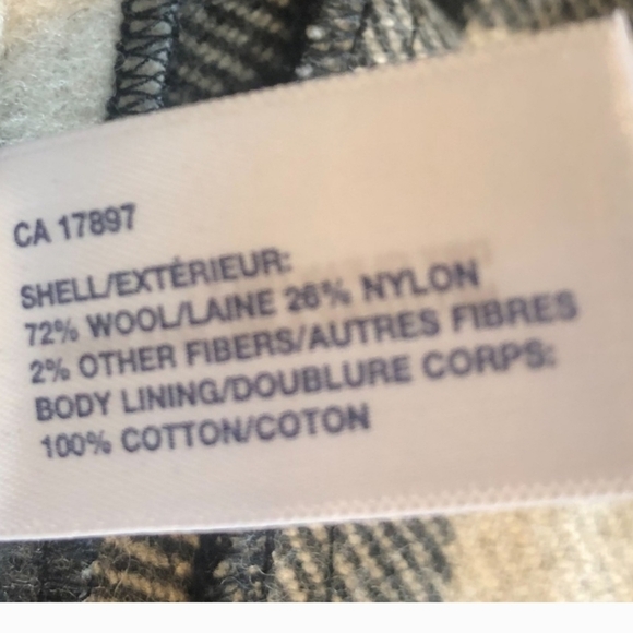 GAP Black & White Plaid Wool Vest - Picture 8 of 8